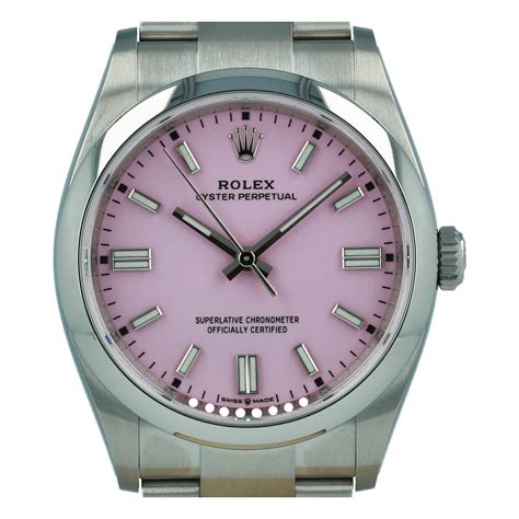 rolex oyster perpetual 36mm pink.